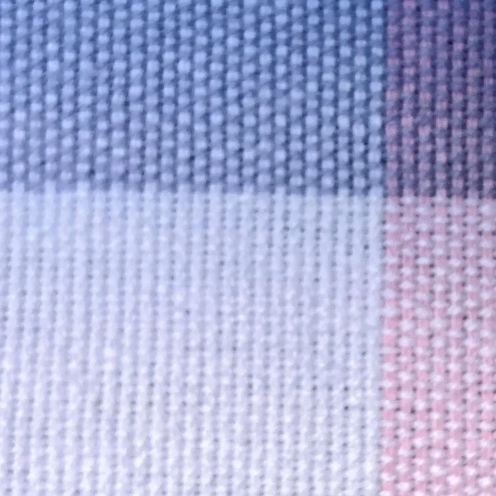 Pastel Plaid 100% Cotton Square-ish Tablecloth
